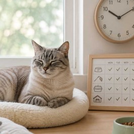 고양이 스트레스, 불규칙한 집사 일상이 냥 건강에 미치는 영향을 연구했더니