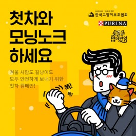 “보닛 속 길고양이를 깨워 주세요”, 모닝노크 캠페인 이벤트